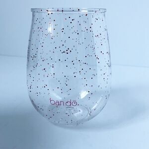 NIB Four Acrylic Stemless ban.do wine glasses